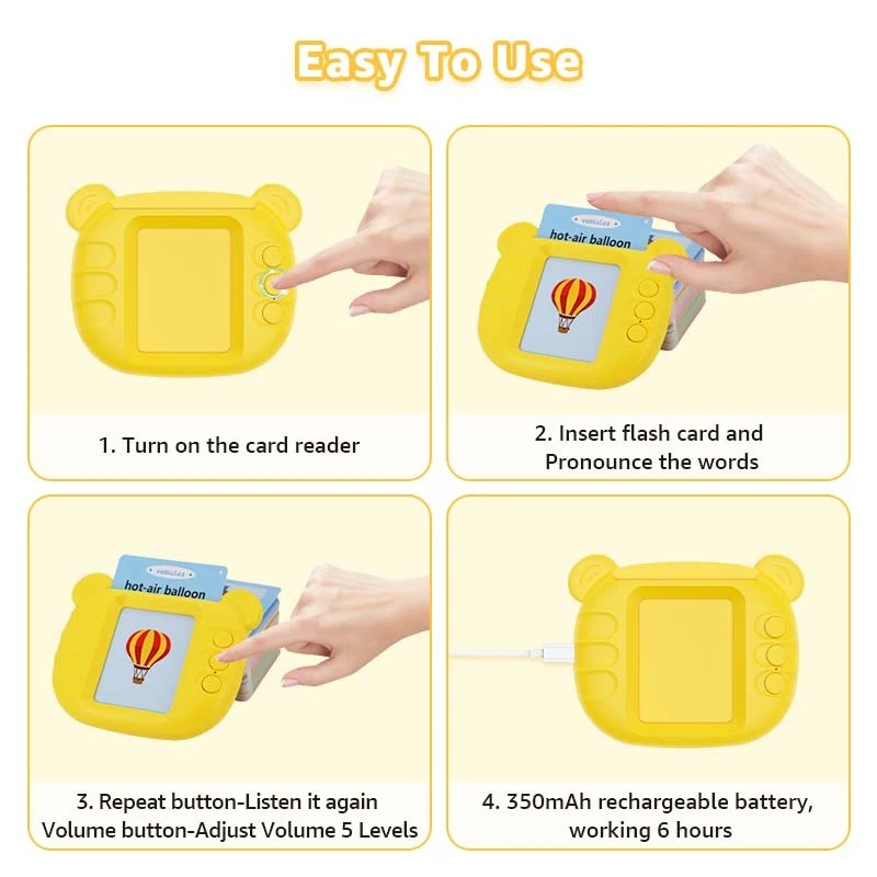 Introducing Talking Flash Cards: The Ultimate Interactive Learning Toy For Kids! high quality