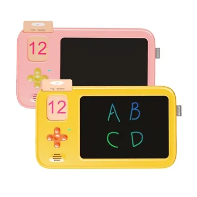 Bästa Talking Flash Cards Lär dig Rita LCD-leksak för spädbarn att prata